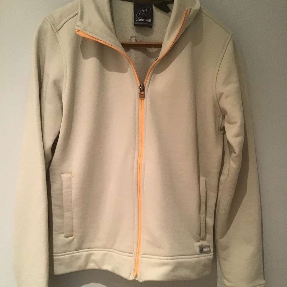 Cream-colored Athletic Jacket